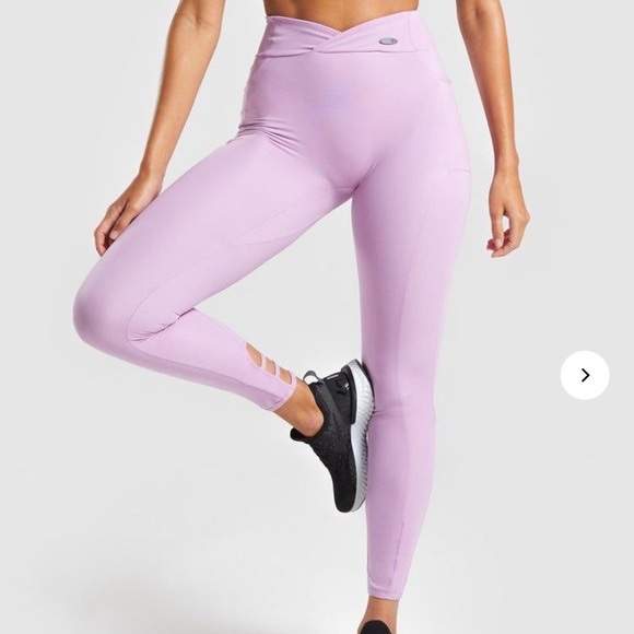 Gymshark Poise Leggings - Pink - Picture 1 of 4